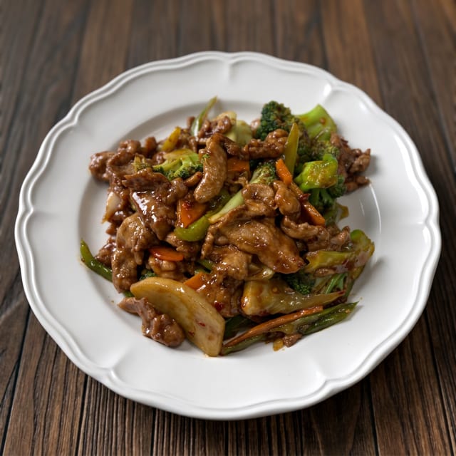 Pork with Garlic Sauce.