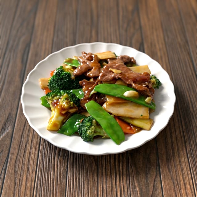 Beef with Mixed Vegetables.