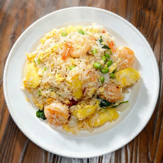 Shrimp Pineapple Fried Rice.