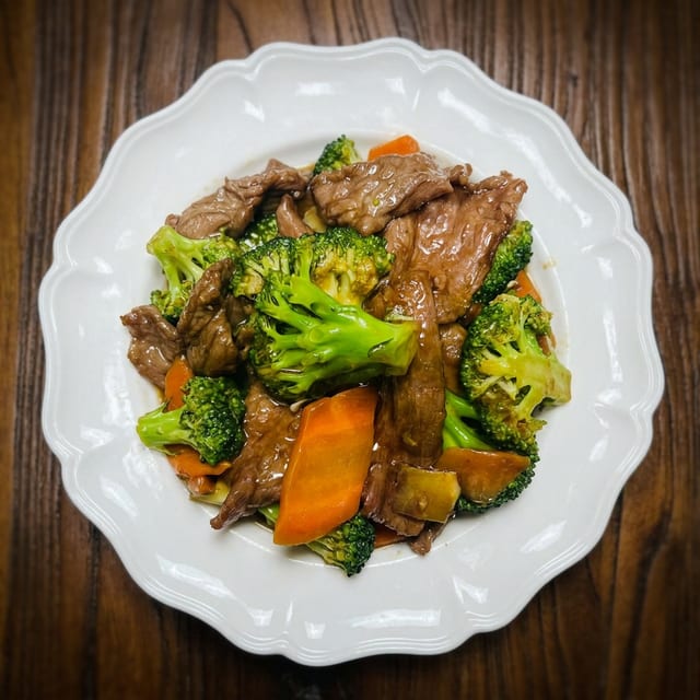 Beef with Broccoli.