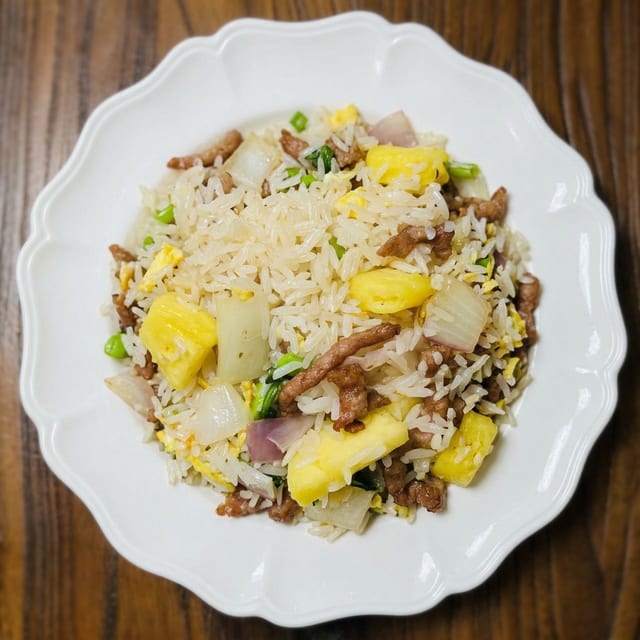 Pork Pineapple Fried Rice.