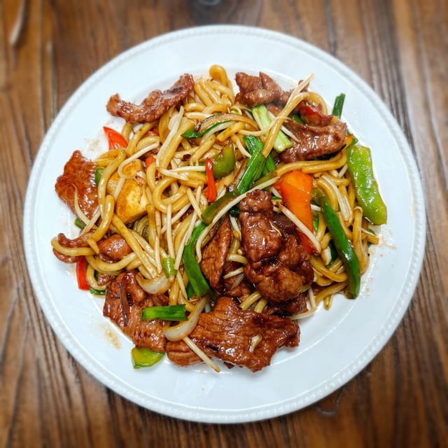 Beef Lo Mein.