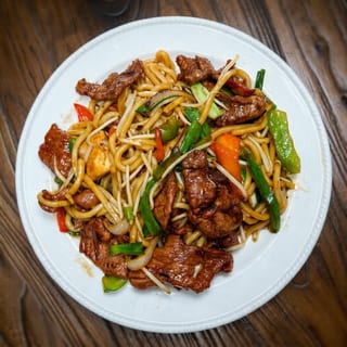 Beef Stir-Fried Udon