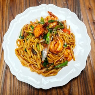 Shrimp Stir-Fried Udon