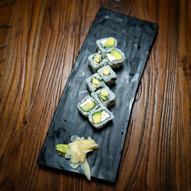 Avocado Cream Cheese Roll.