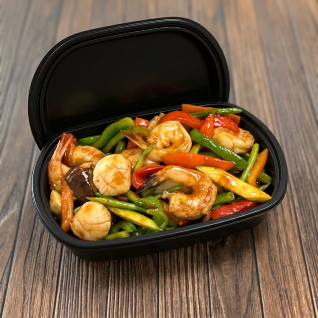 Thai Shrimp & Scallops.