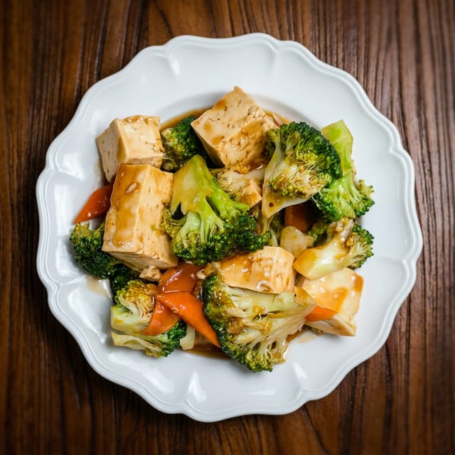 Tofu with Broccoli.