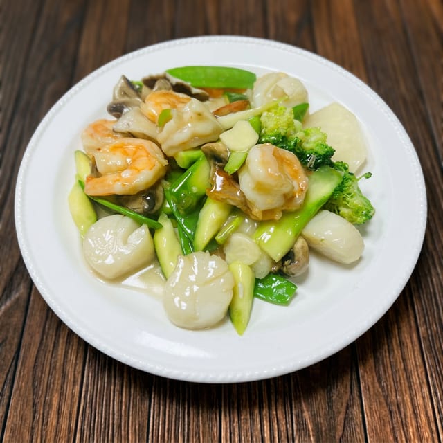 Jade Scallop & Shrimp.
