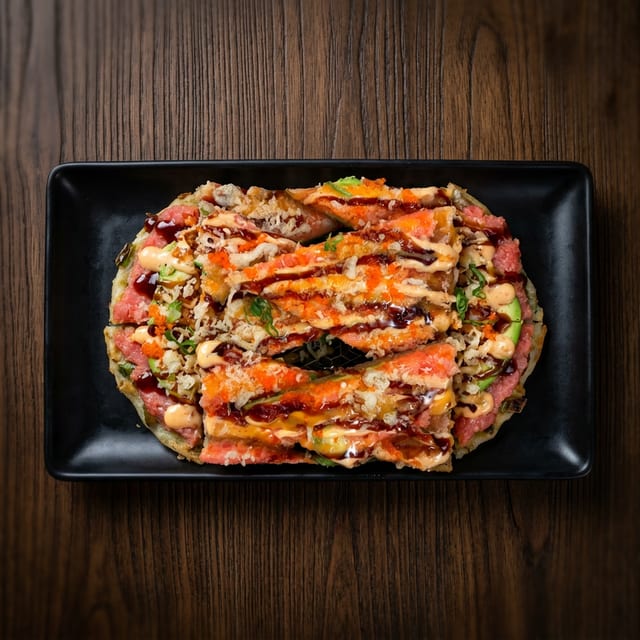 Sushi Pizza.