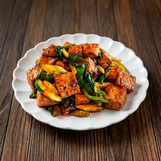 Thai Stir-Fried Crispy Tofu.