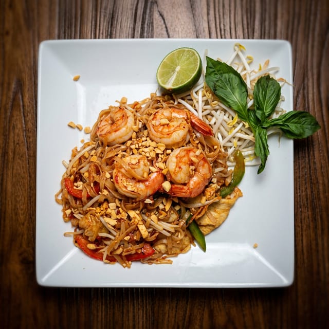 Pad Thai (Chicken & Shrimp).